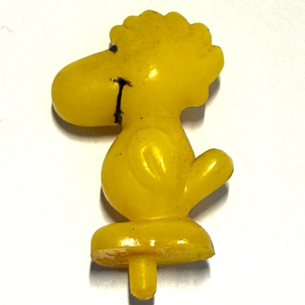Yellow Cartoon Character Pin